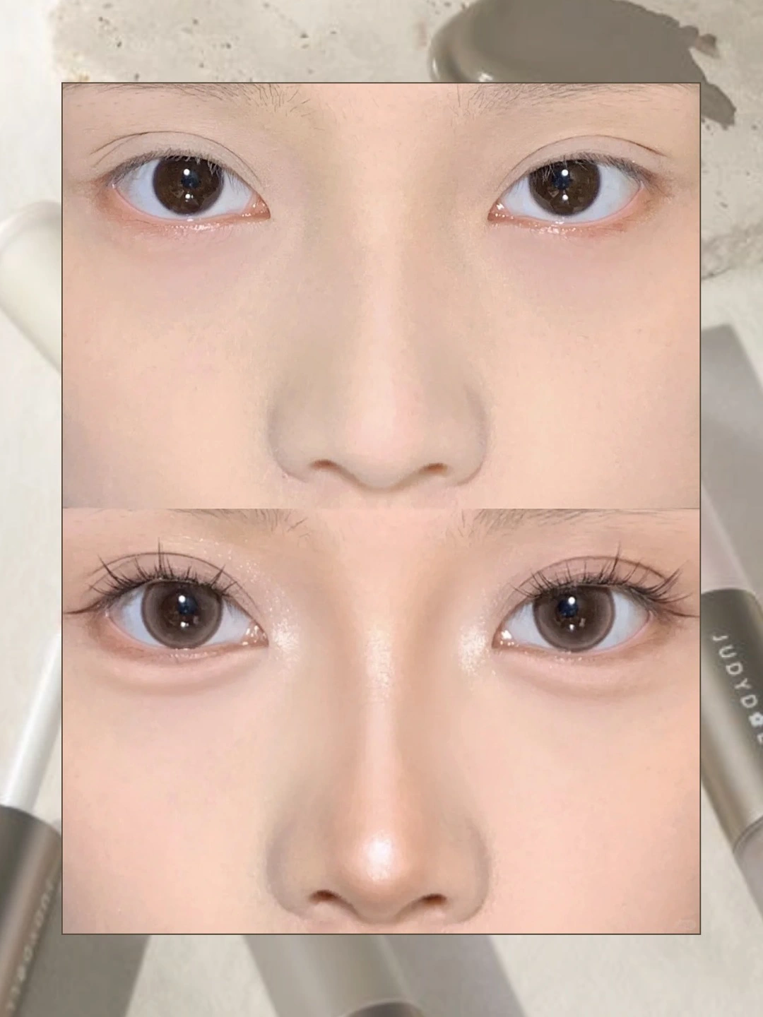 JUDYDOLL Kem tạo khối & Highlight 2 đầu - Khắc hoạ đường nét, bền đẹp lâu trôi suốt 12h