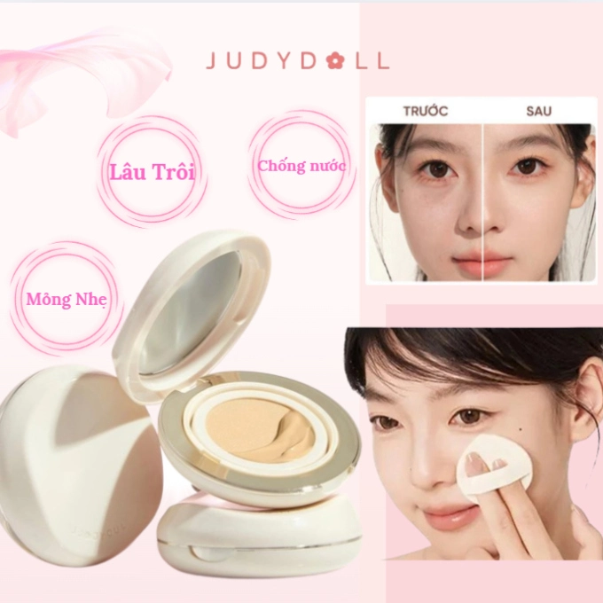 Phấn Nước Judydoll Dưỡng Ẩm Che Phủ Cao Moisturizing Cushion Foundation Căng Bóng Tự Nhiên