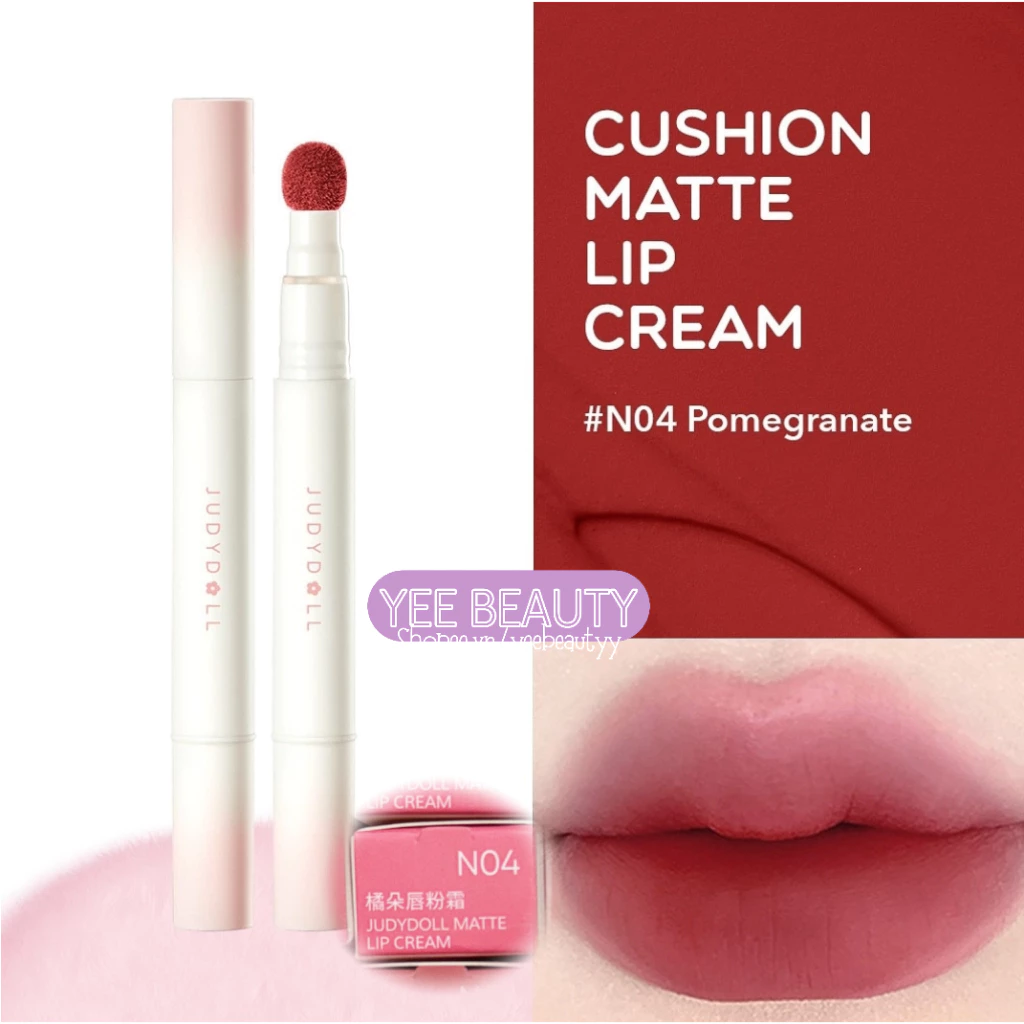 Son Môi Màu Judydoll Matte Lip Cream – Son Kem Lì Mịn Môi, Lên Màu Chuẩn, Lâu Trôi 1.8g